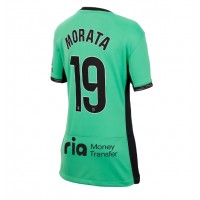 Atletico Madrid Alvaro Morata #19 Tretí Ženy futbalový dres 2023-24 Krátky Rukáv